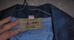 Prekrasna jeans bundy s kozenymi prvkami, nova, dovoz USA, velk 36-38 – fotka 3